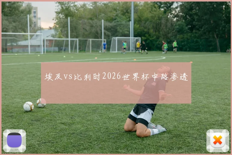 埃及vs比利时2026世界杯中路渗透